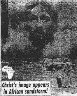 Imagem da aparição de Cristo 14 Kb